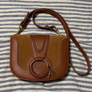 See By Chloe Brown Leather Crossbody Bag